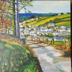 **out of stock **Winter Llandysul print on canvas