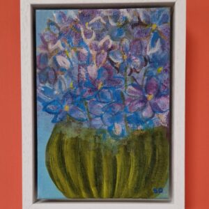 Hydrangea Green Vase