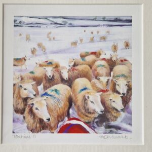 Teatime II giclee mounted print (30 cms x 30 cms mount size)