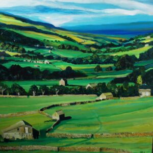 Gunnerside Barns ltd.ed. giclee print