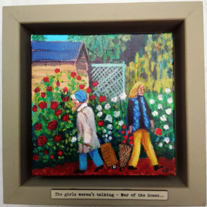 The Girls weren't talking - War of the Roses... original art