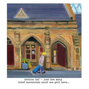Art Print of 'Station Sal' - Just how many brief encounters could one girl have...' giclee print