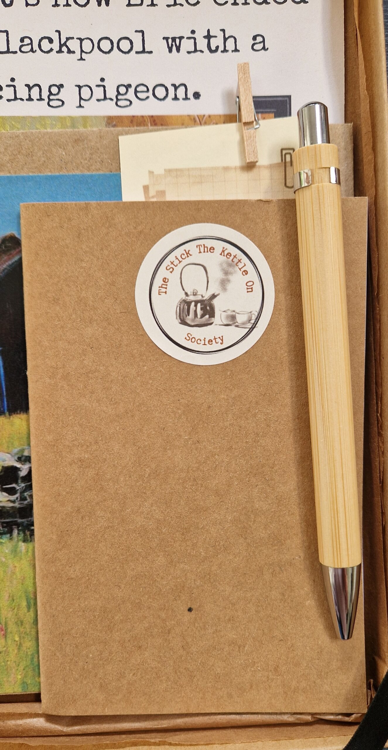 Notebook for recording family stories and memories discovered through conversation cards